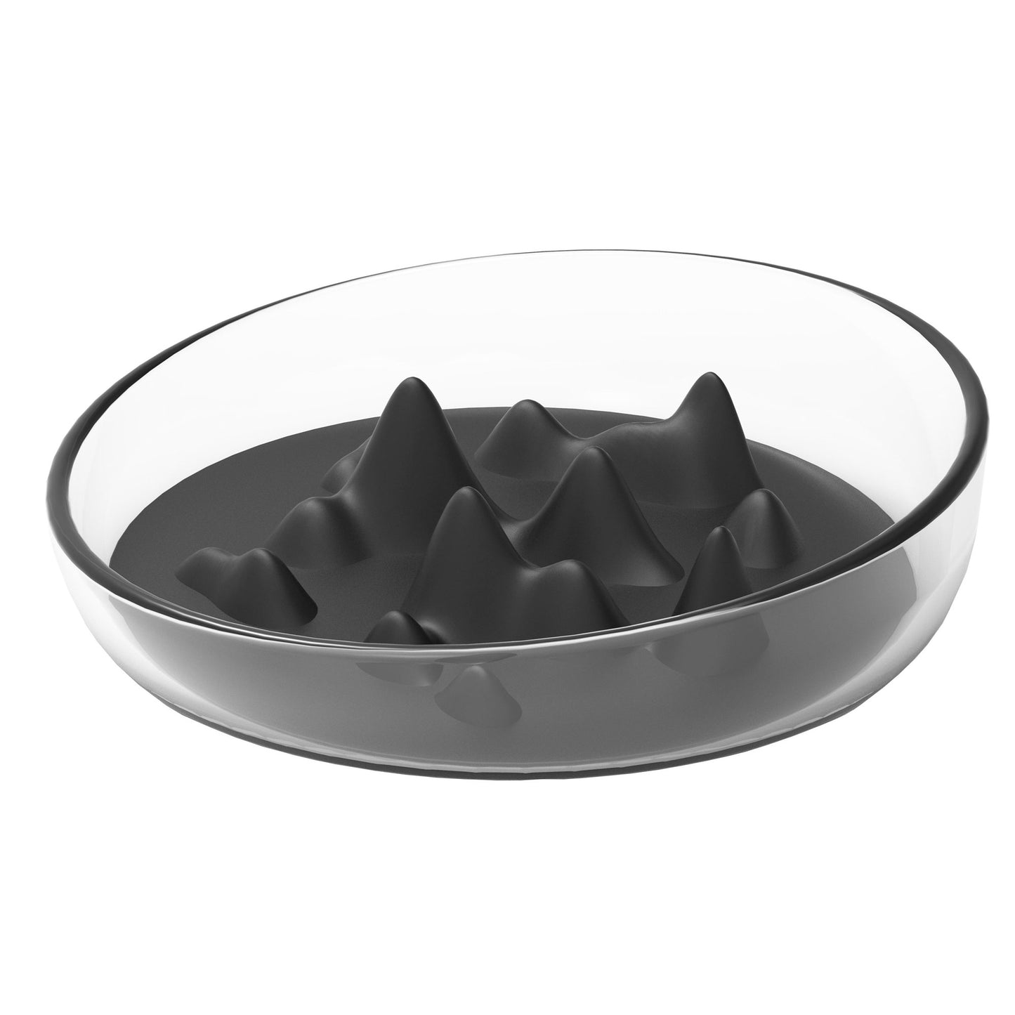 Pet Life&reg; Cirlicue Mountain Slow Feeding Pet Bowl