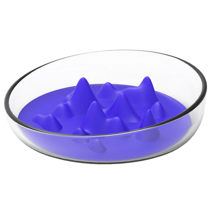 Pet Life&reg; Cirlicue Mountain Slow Feeding Pet Bowl