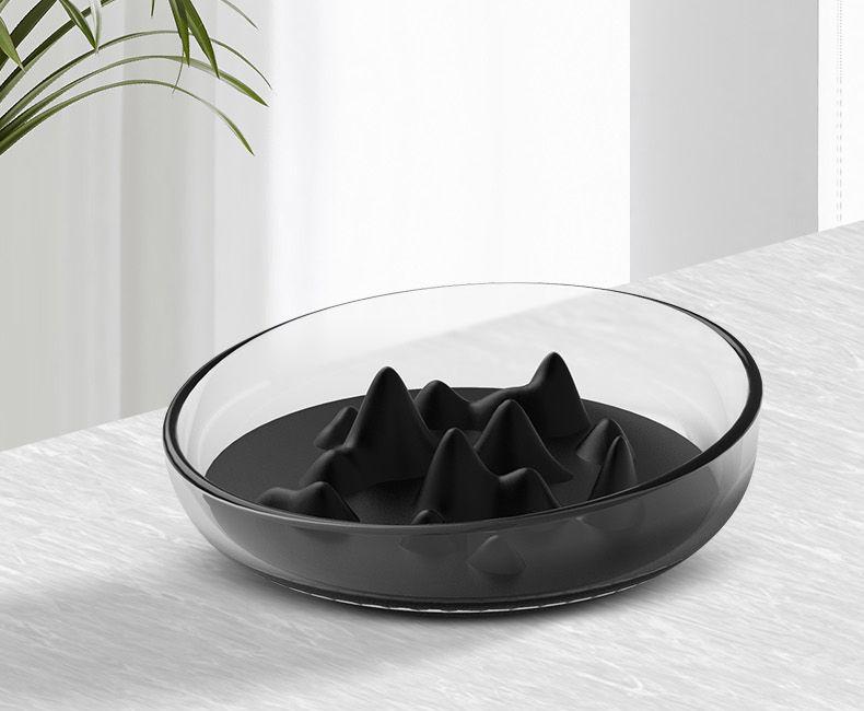 Pet Life&reg; Cirlicue Mountain Slow Feeding Pet Bowl