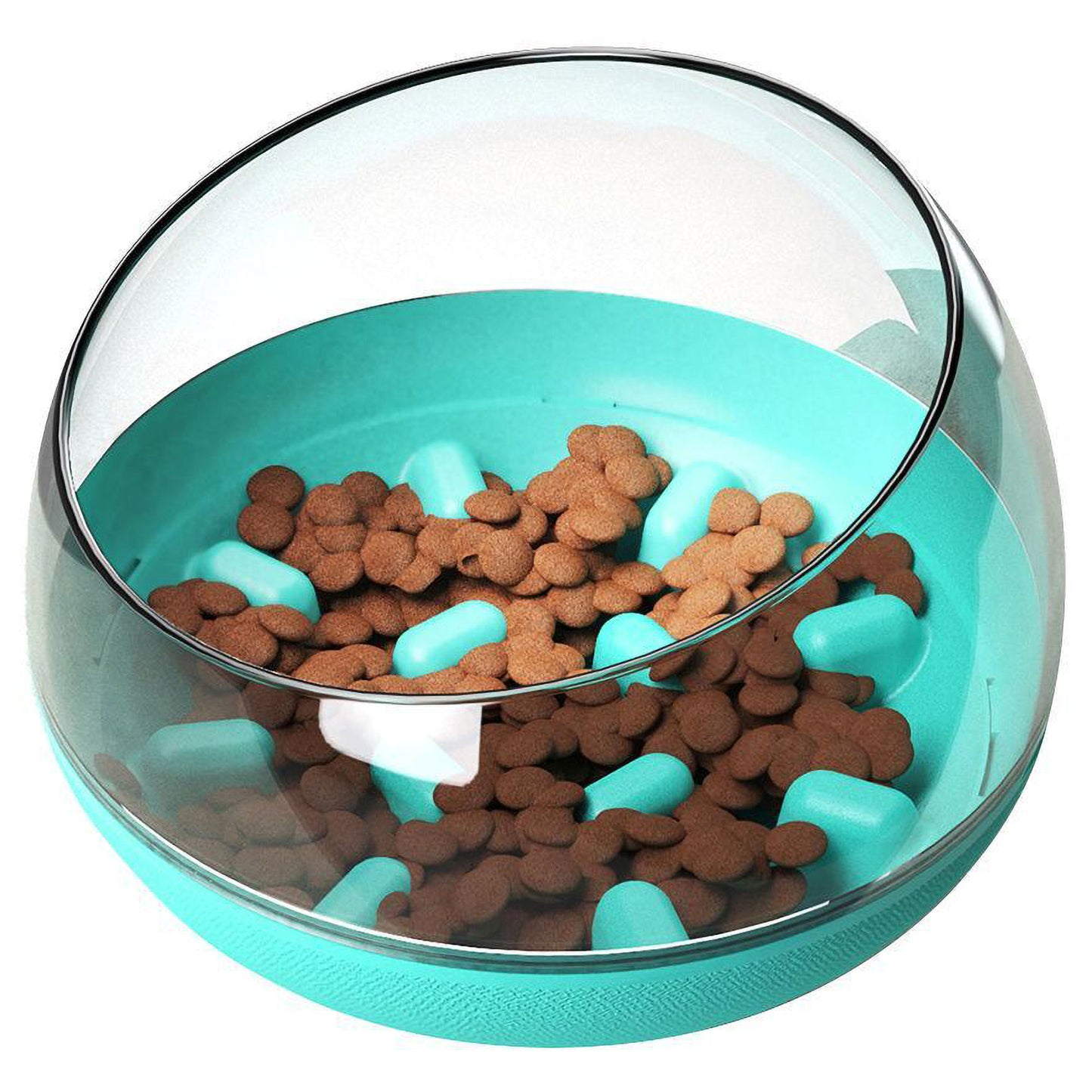 Pet Life&reg; Tumbowl Slow Feeding Pet Bowl