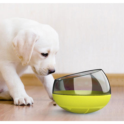 Pet Life&reg; Tumbowl Slow Feeding Pet Bowl