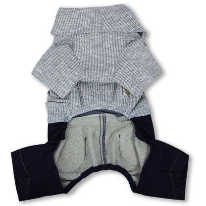 Touchdog Vogue Sweater & Denim Pant Outfit