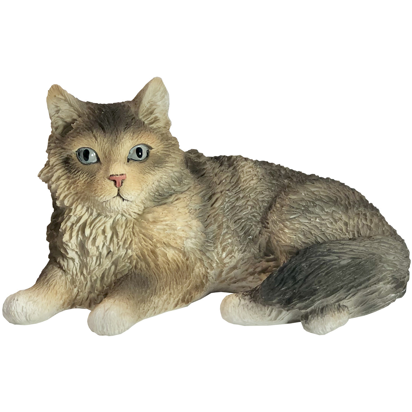 Brown Tabby Maine Coon Cat Sculpture