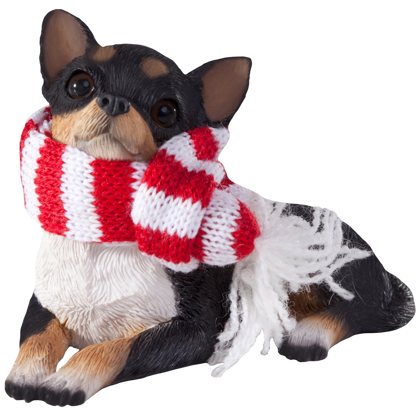 Tri Chihuahua Dog Christmas Tree Ornament