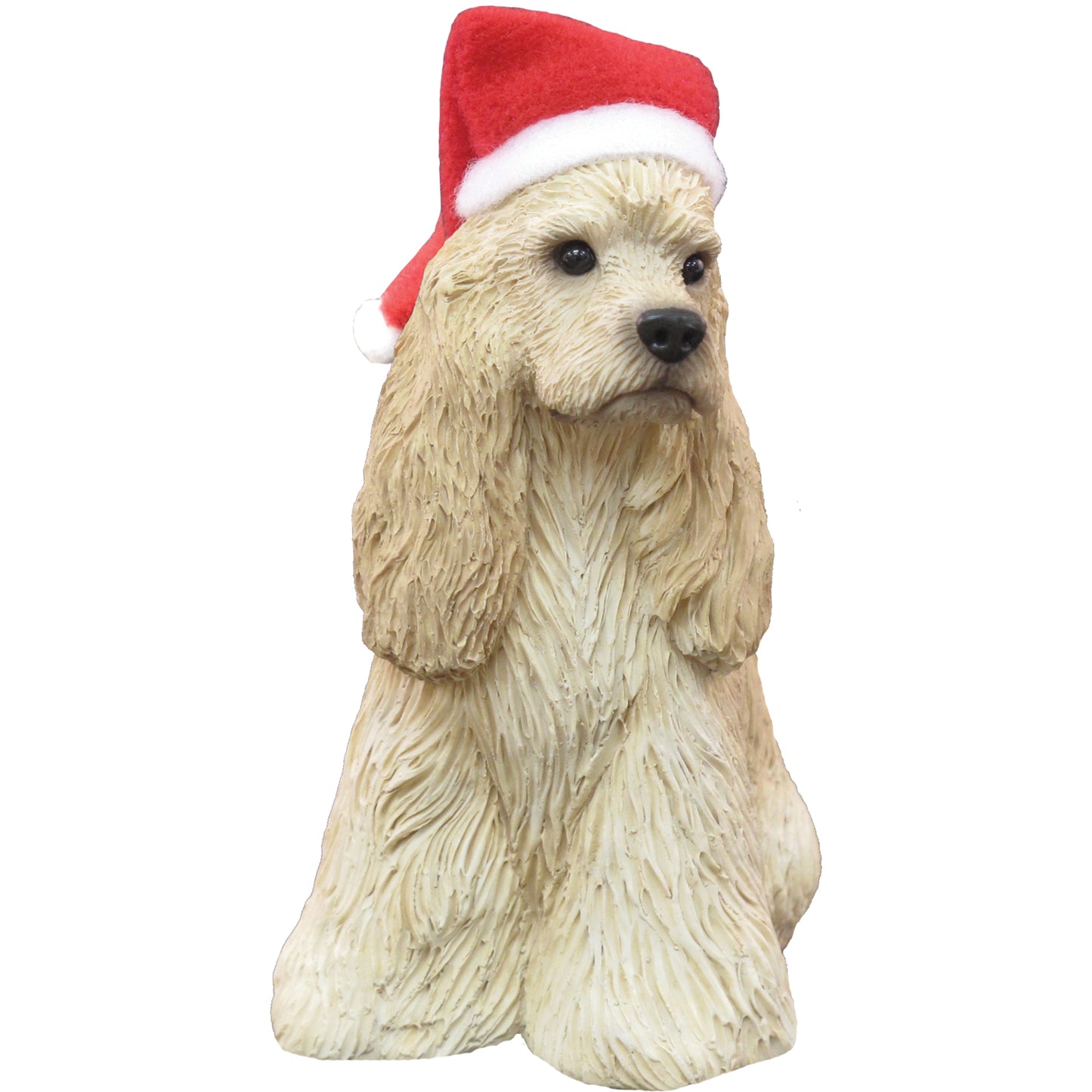 Sitting Buff Cocker Spaniel Christmas Ornament