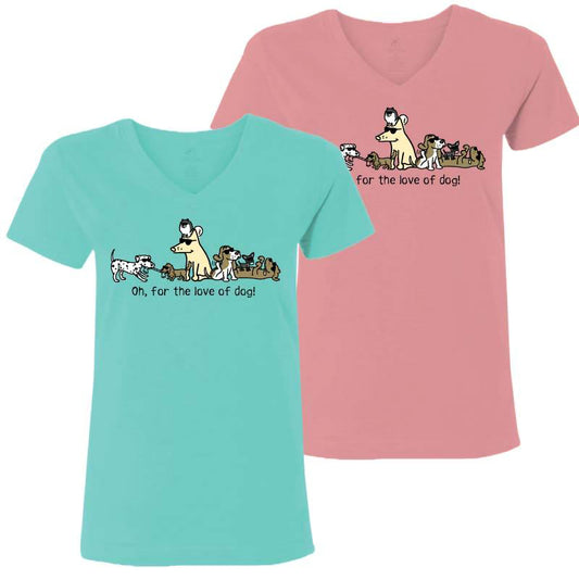 Teddy the Dog&trade; Love of Dog! V-Neck