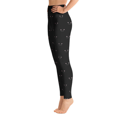 Black Cat Yoga Leggings