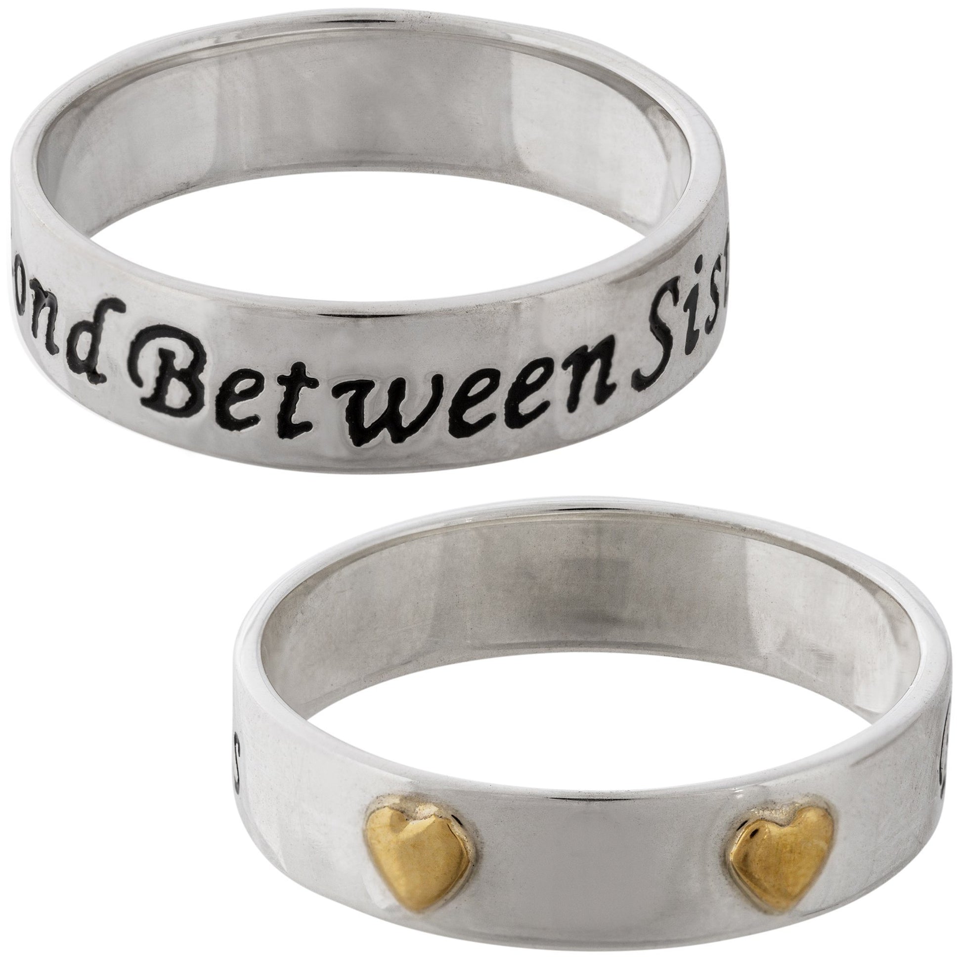 Bond Between Sisters Sterling Ring