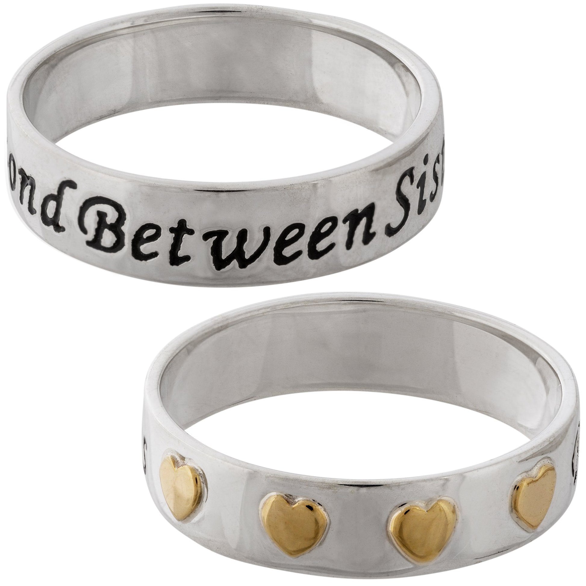 Bond Between Sisters Sterling Ring