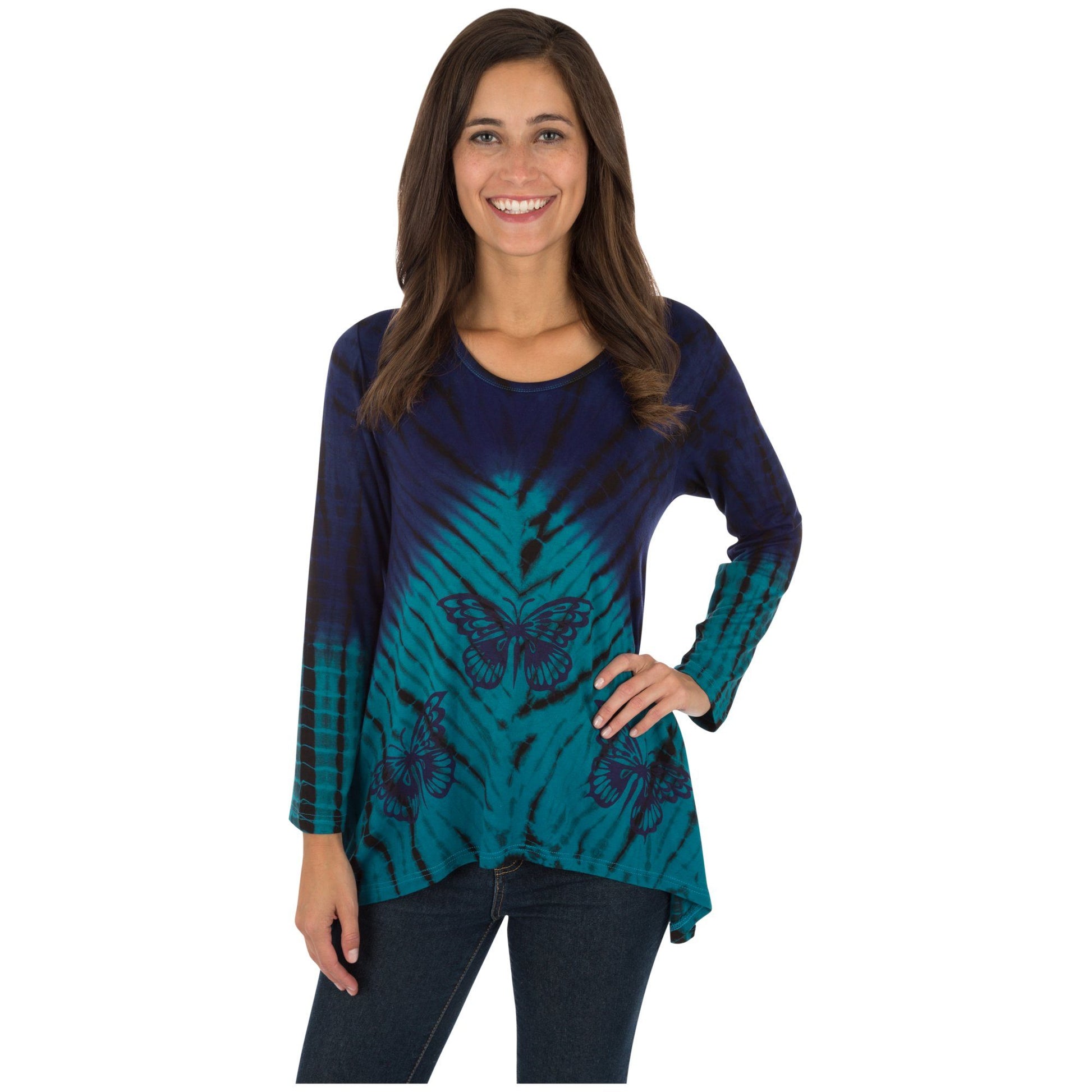 Butterfly Blues Tunic