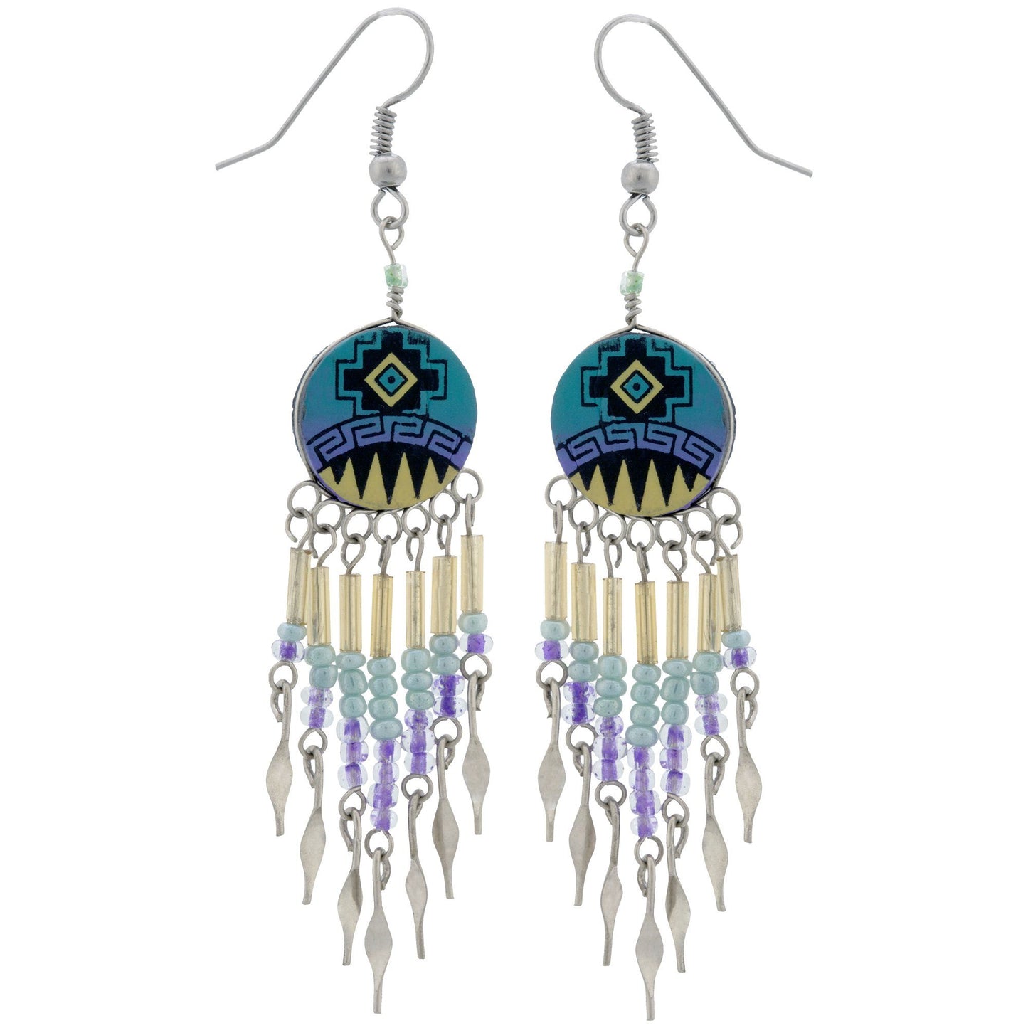 Ceramic Chandelier Earrings