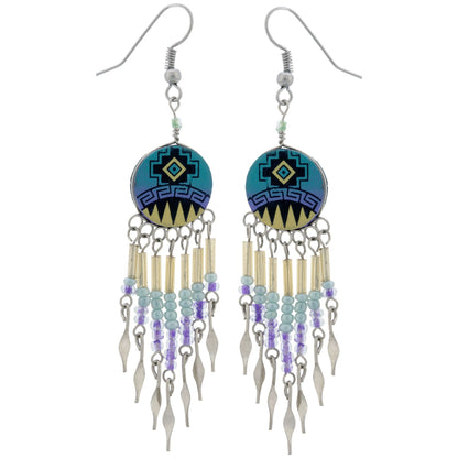 Ceramic Chandelier Earrings