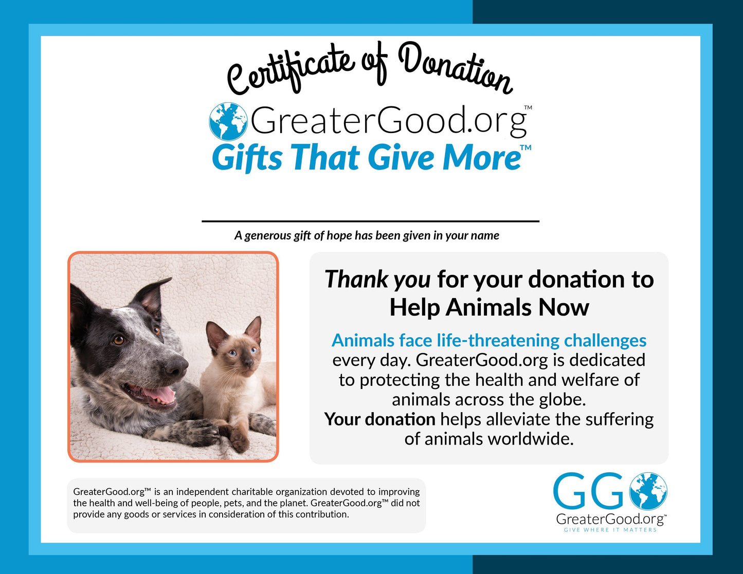 Donation - Help Animals Now