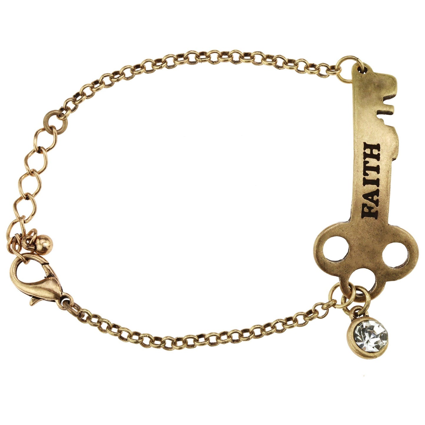 Faith Is The Key Bracelet