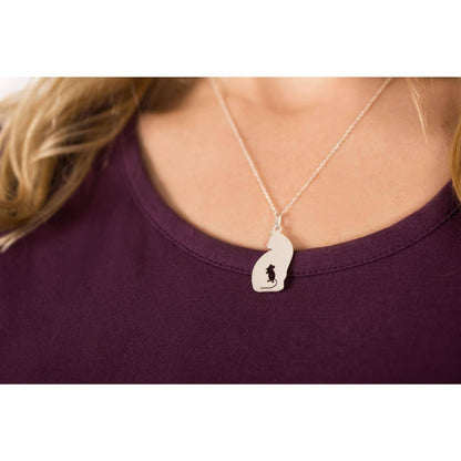 Feline Instincts Sterling Necklace