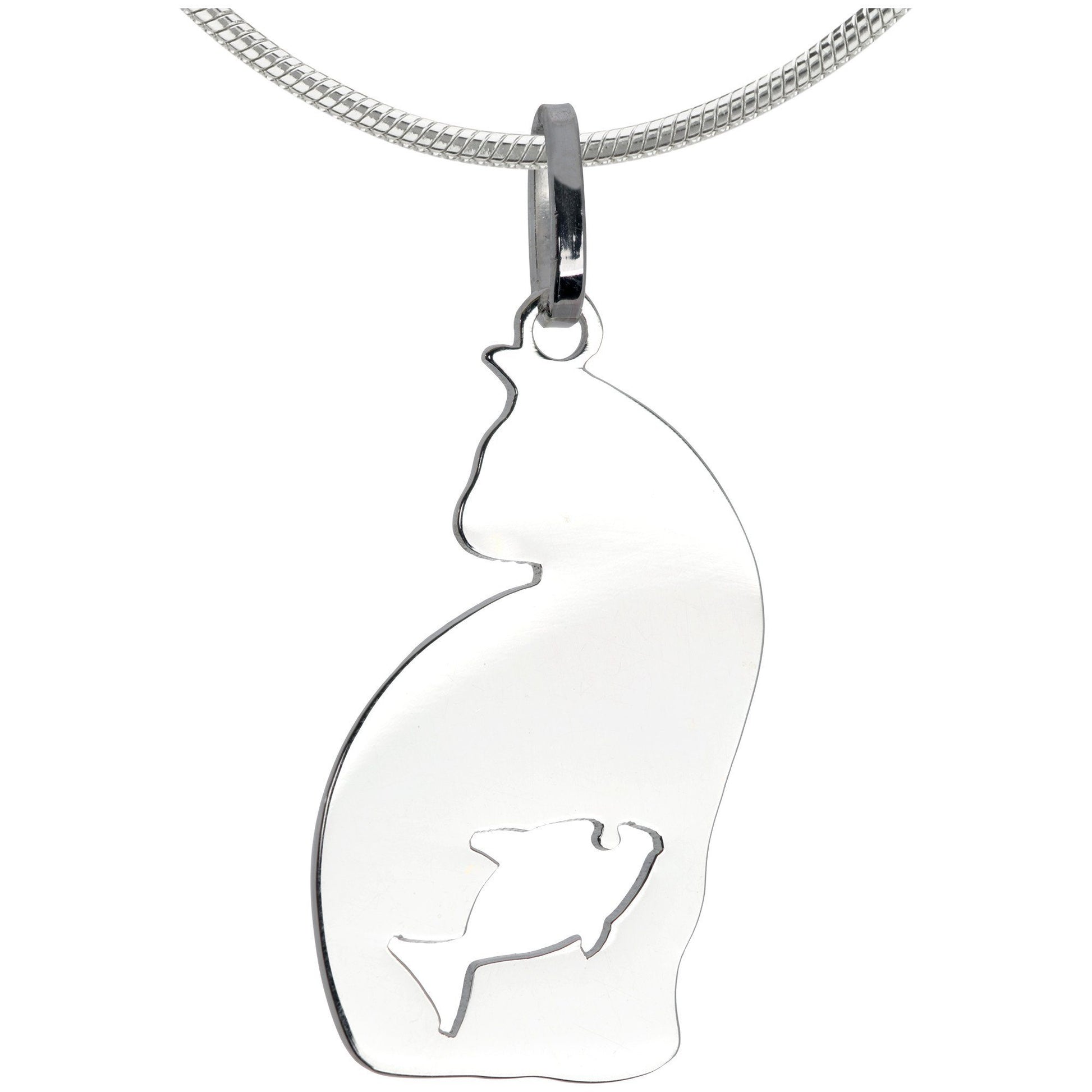 Feline Instincts Sterling Necklace