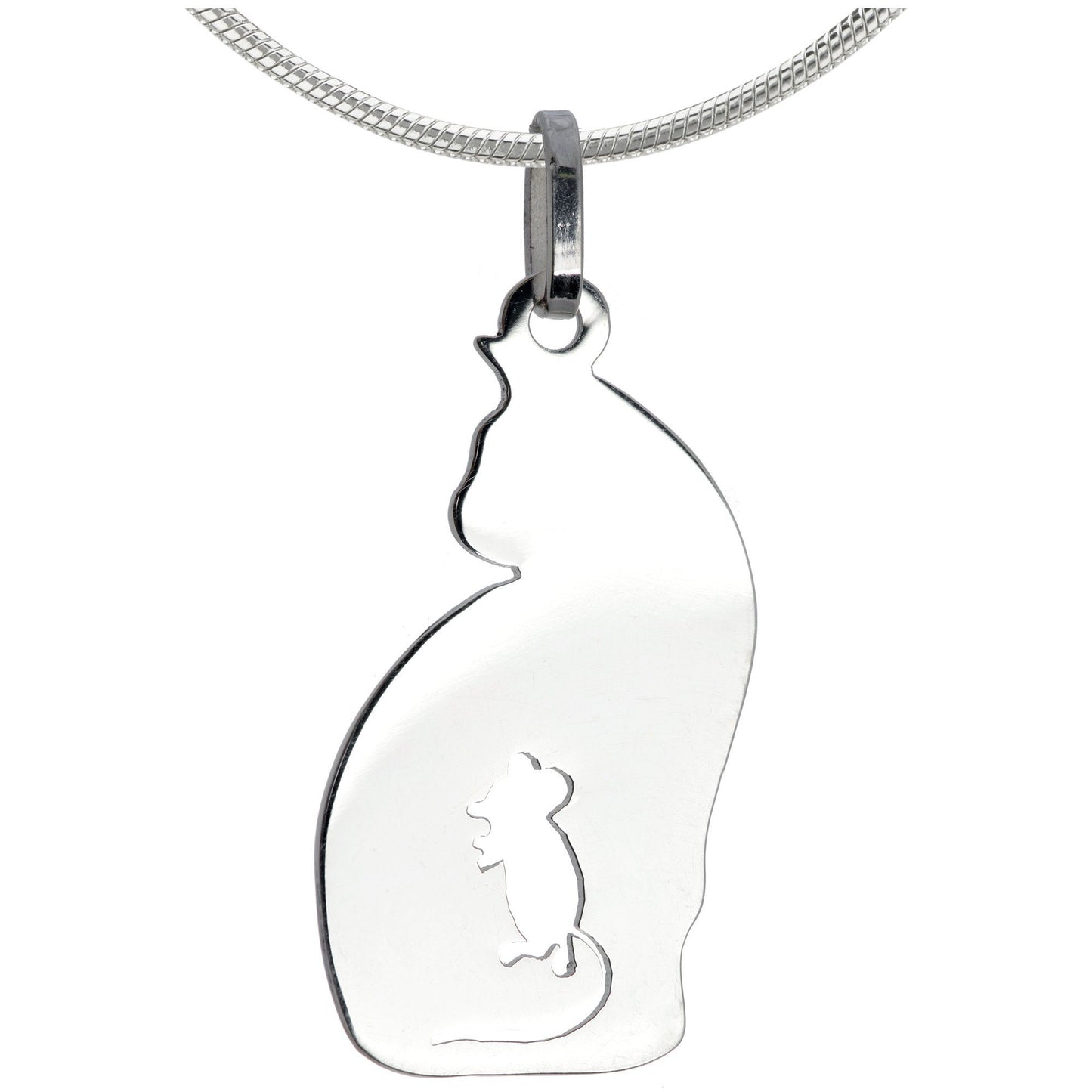 Feline Instincts Sterling Necklace