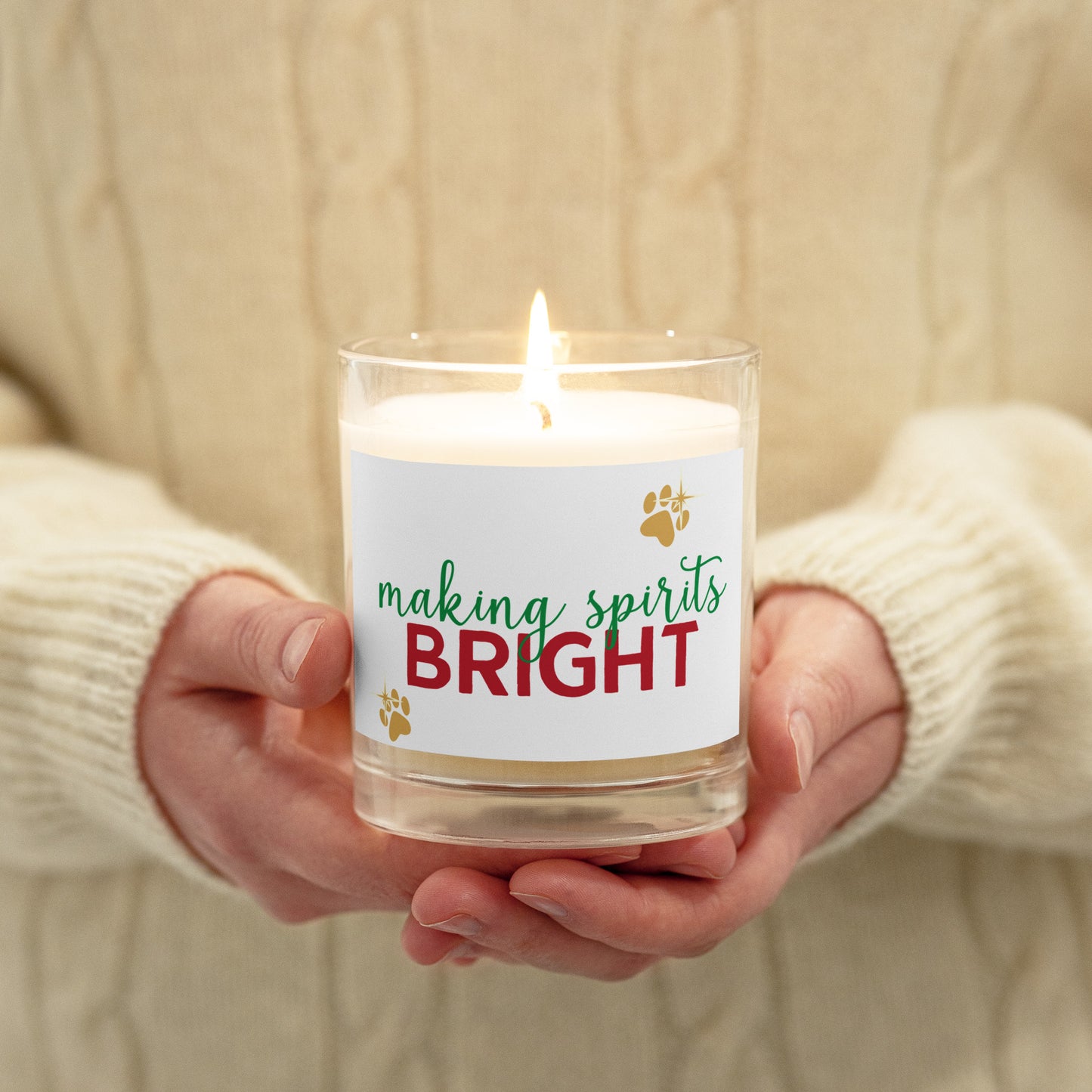 Making Spirits Bright Candle