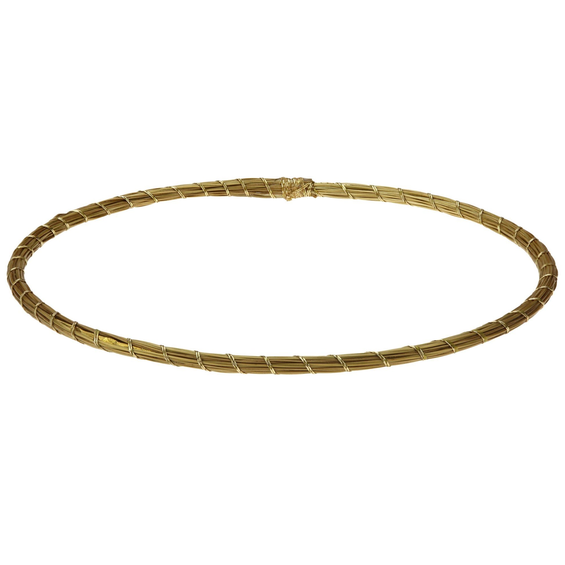 Golden Grass Bracelets Set