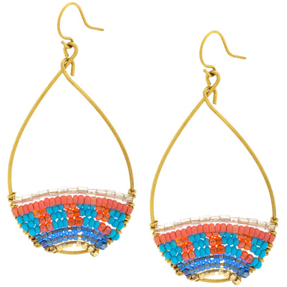 Good Karma Beaded Hoops