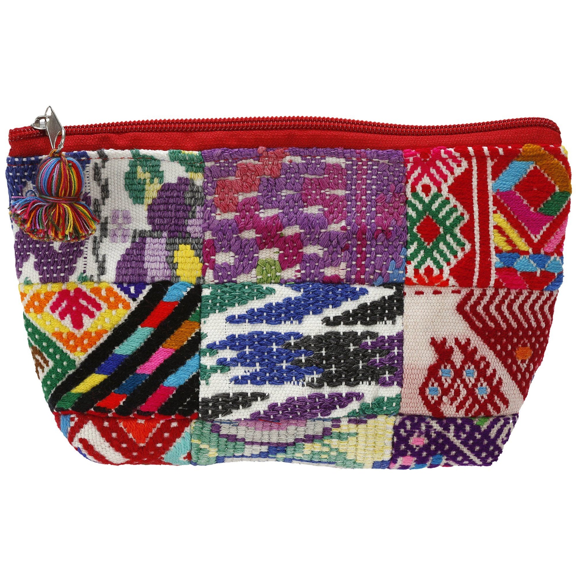 Huipil Patchwork Cosmetic Bag