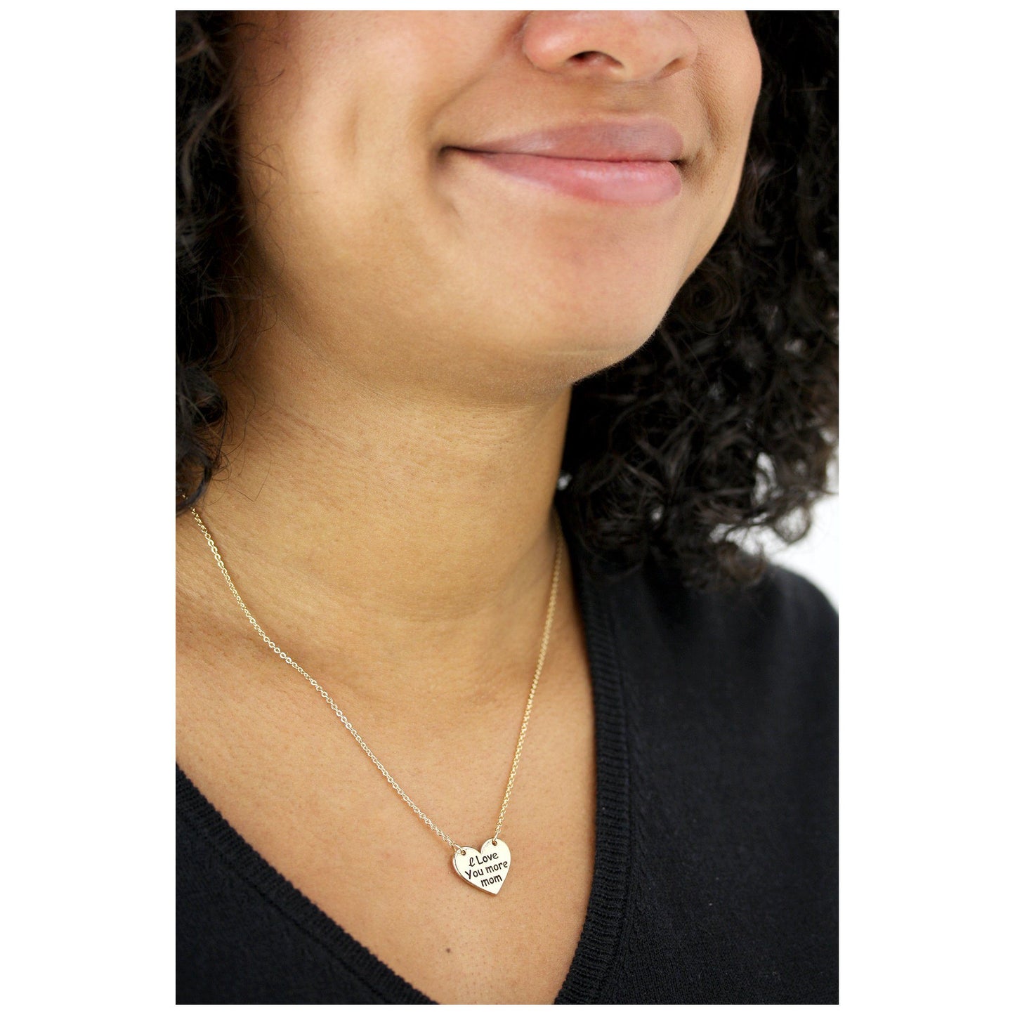 I Love You More Mom Necklace