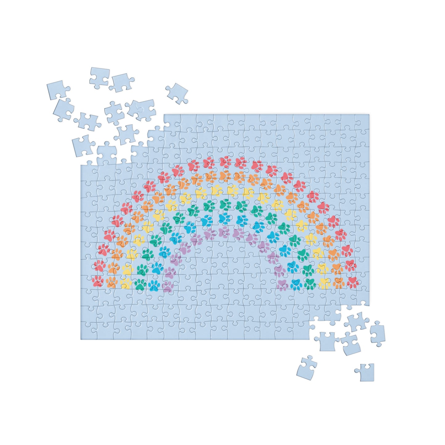 Rainbow of Paws Puzzle