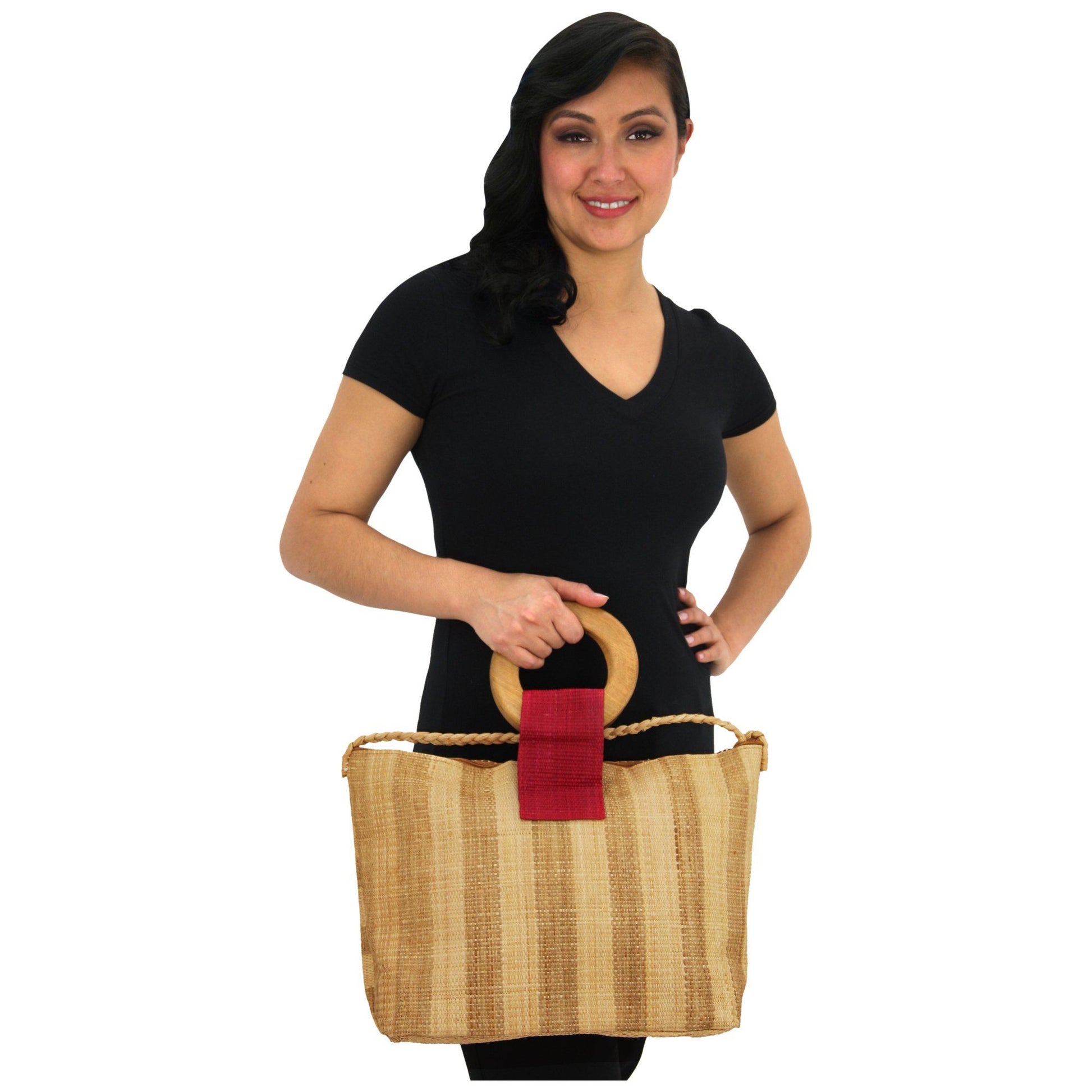 Nova Raffia Bag