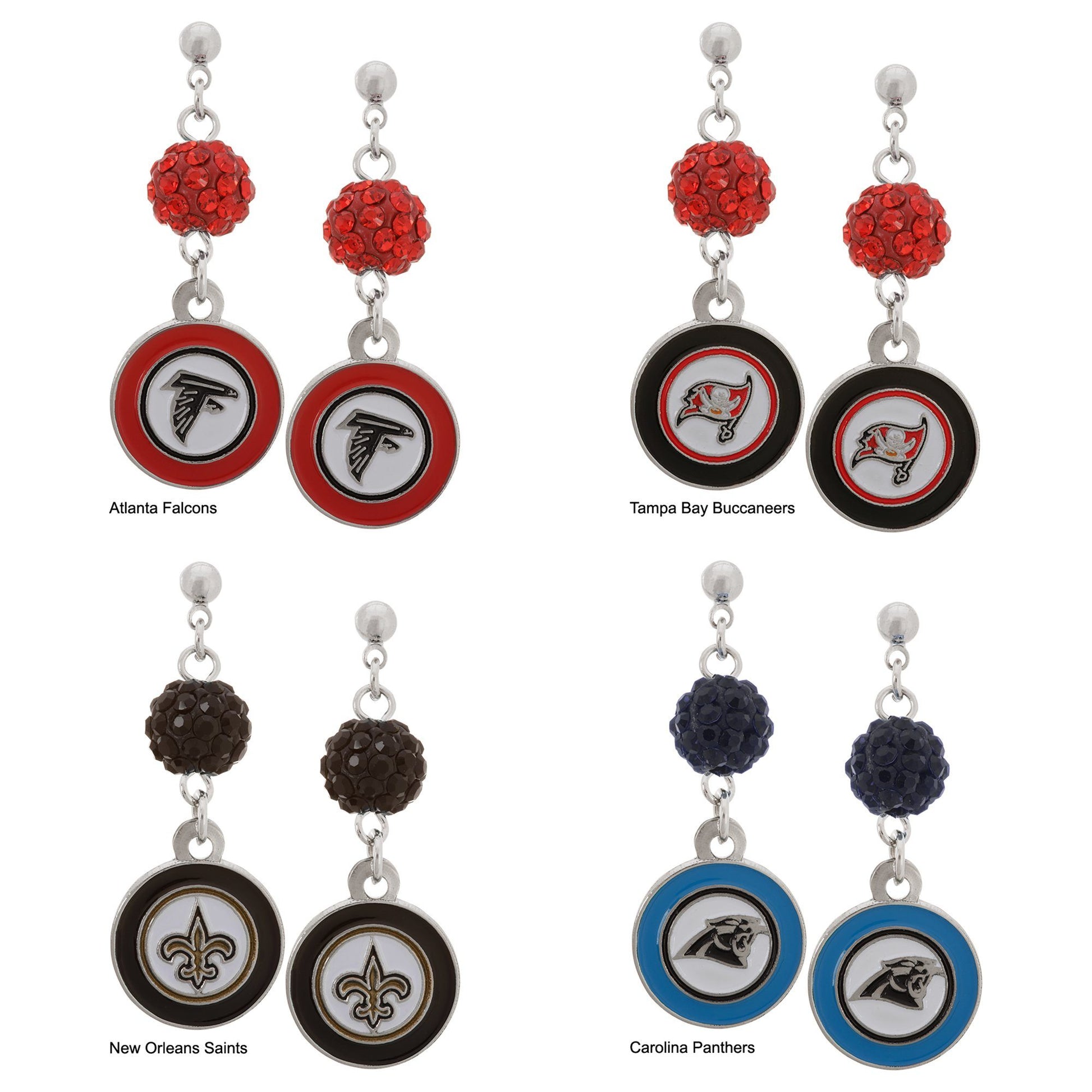 Officially Licensed NFL Stainless Steel Earrings