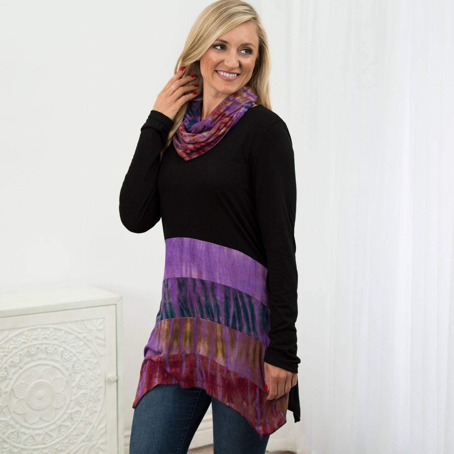 Over The Moon Tunic & Scarf Set