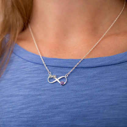 Paw Love Forever Sterling Necklace