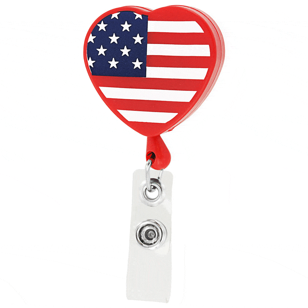 Promo - PROMO - Heart & Flag Lanyard