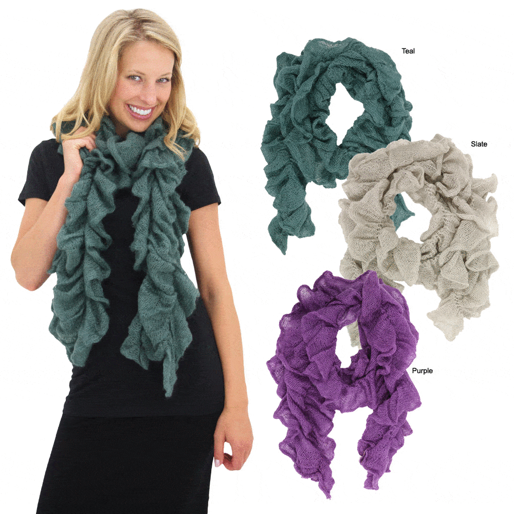 Rwandan Mohair & Silk Whitney Eve Scarf