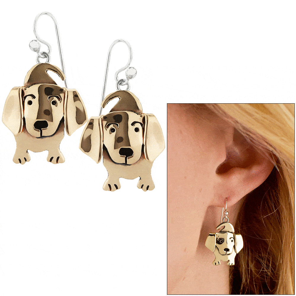 Sweet Dachshund Earrings