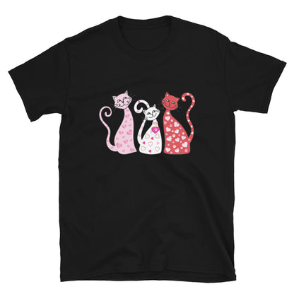 Whimsy Valentine Cats T-Shirt