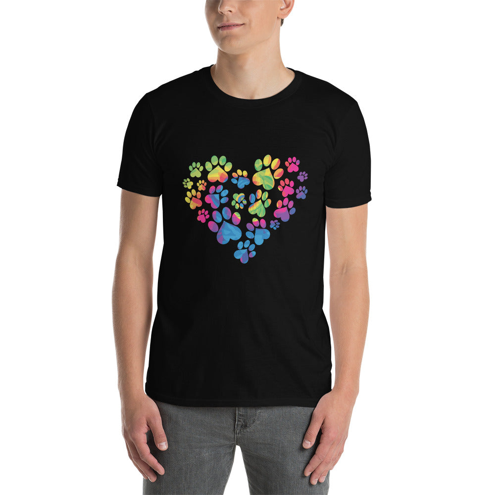 Anniversary Paw Print Love T-Shirt