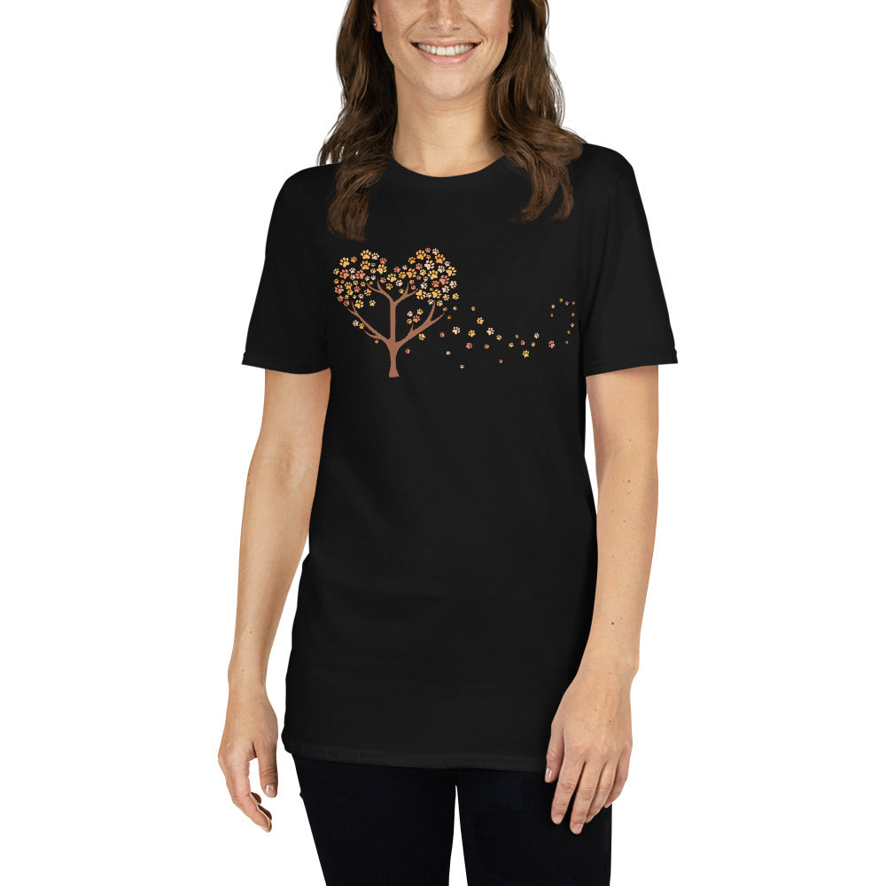 Falling Paw Leaves T-Shirt