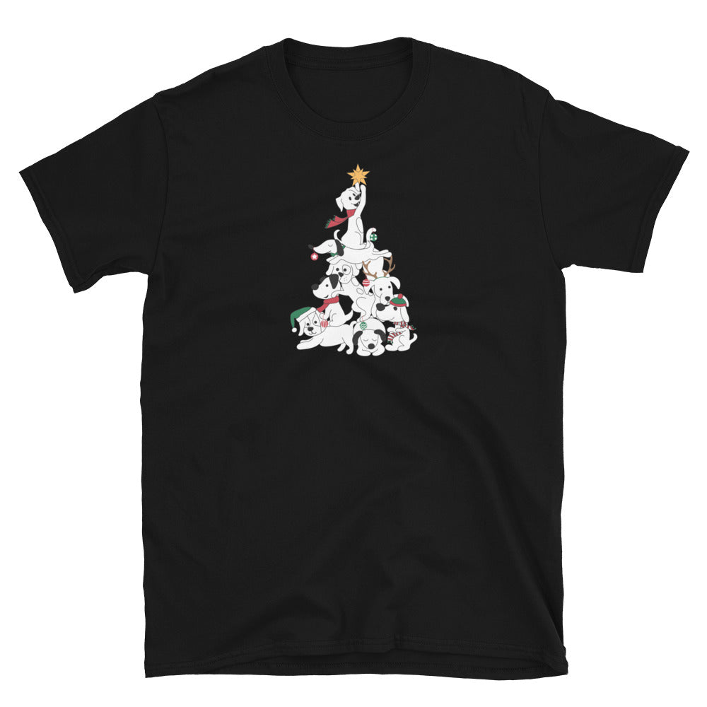 Festive Doggie Christmas Tree T-Shirt