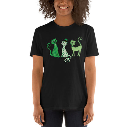 Whimsy St. Patrick's Day Cats T-Shirt