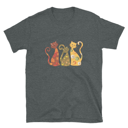 Festive Fall Cats T-Shirt