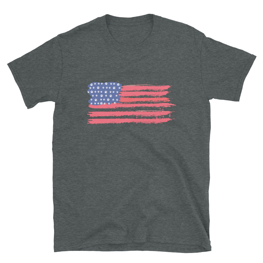 Paw-triotic Flag T-Shirt