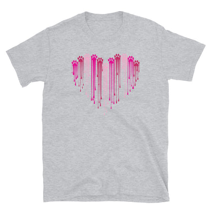 Heart Of Pink Paws T-Shirt