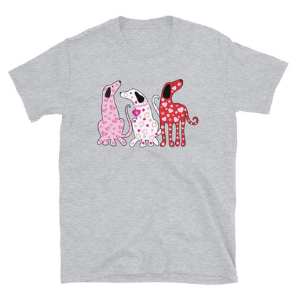 Whimsy Valentine Dogs T-Shirt