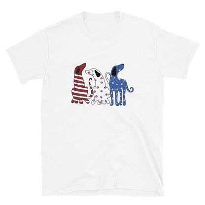 Whimsy Americana Dogs T-Shirt