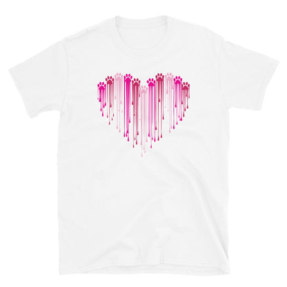 Heart Of Pink Paws T-Shirt