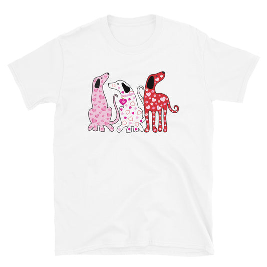 Whimsy Valentine Dogs T-Shirt