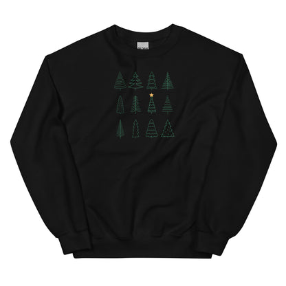 Christmas Trees Crewneck Sweatshirt