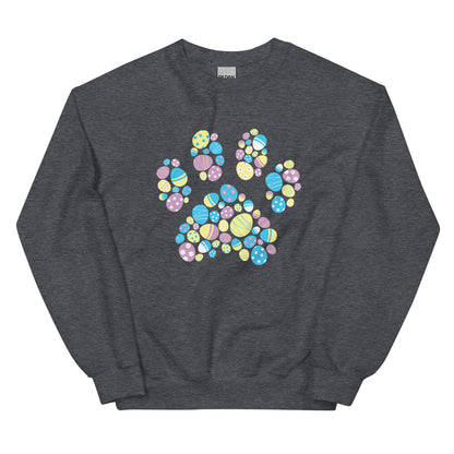 Easter Egg Paw Crewneck Sweatshirt