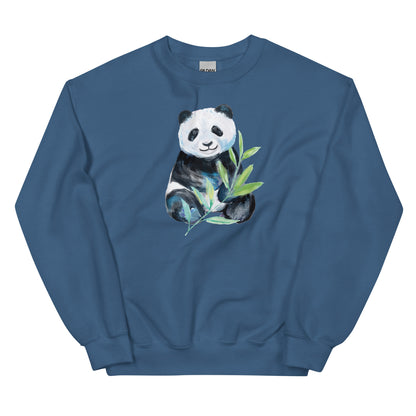 Watercolor Panda Crewneck Sweatshirt