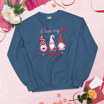 I Love My Gnomies Crewneck Sweatshirt